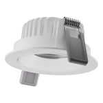 Ledvance LED Spot Adjust Aluminium Wit 8W 680lm 36D - 930 Warm Wit | Zaagmaat 83mm - IP20 - Beste Kleurweergave - Dimbaar