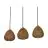Ledvance Decor Papier Drop Papier/Staal Pendelarmatuur Beige | Geschikt voor 3X E27