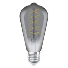 Ledvance Vintage 1906 LED E27 Edison Smoke 7.8W 360lm - 818 Zeer Warm Wit | Dimbaar - Vervangt 30W